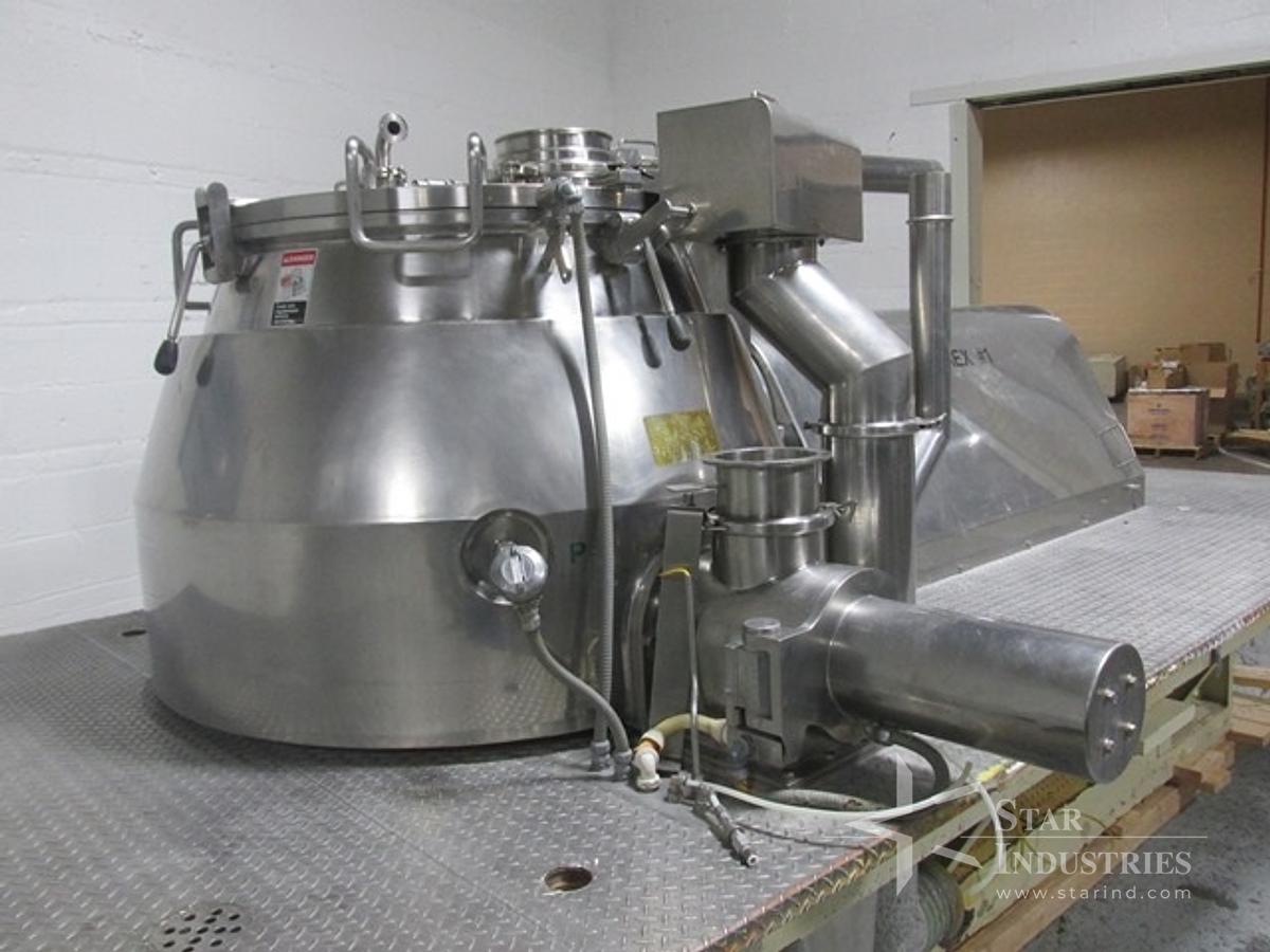 Used Glatt Powrex 600 liter High-shear Mixer