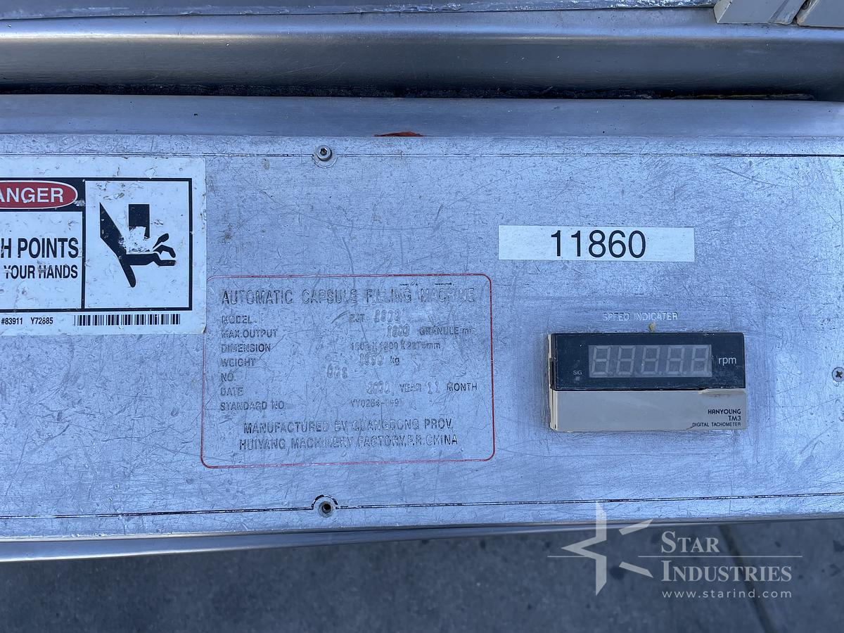Refurbished Huiyang Machinery ZJT1800 Encapsulator
