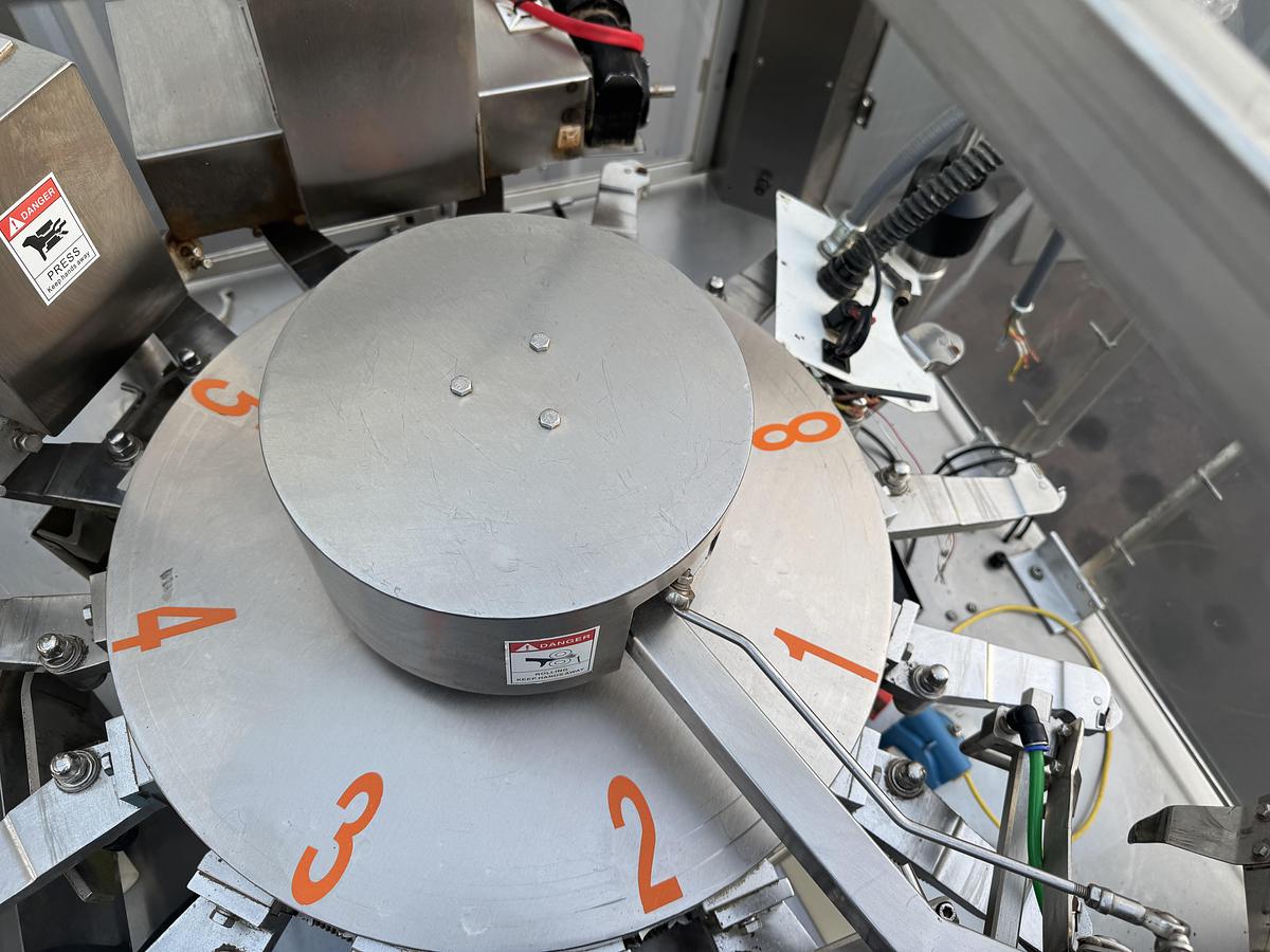 Used Olsen Rotary Filler w/Powder Auger filling Head