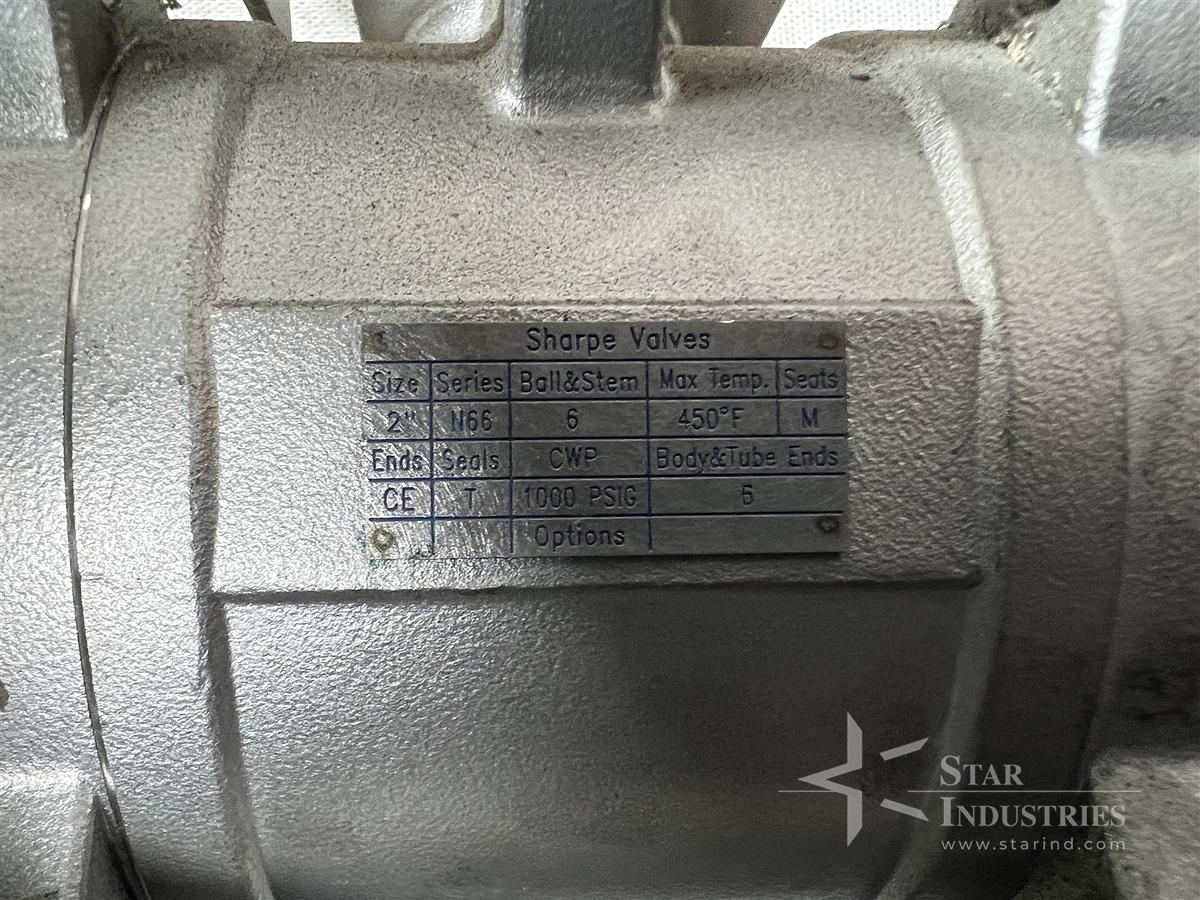 Used Sharpe Shut-Off Valves