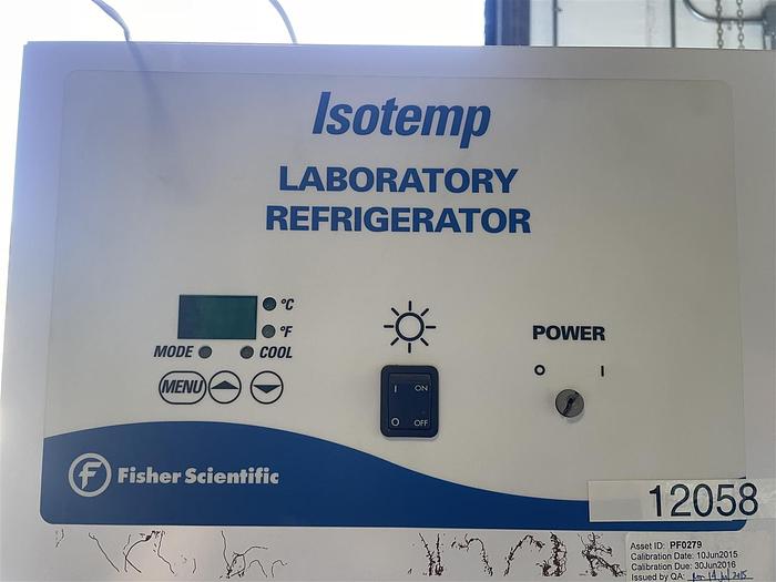 Used Fisher Scientific Isotemp Refrigerator