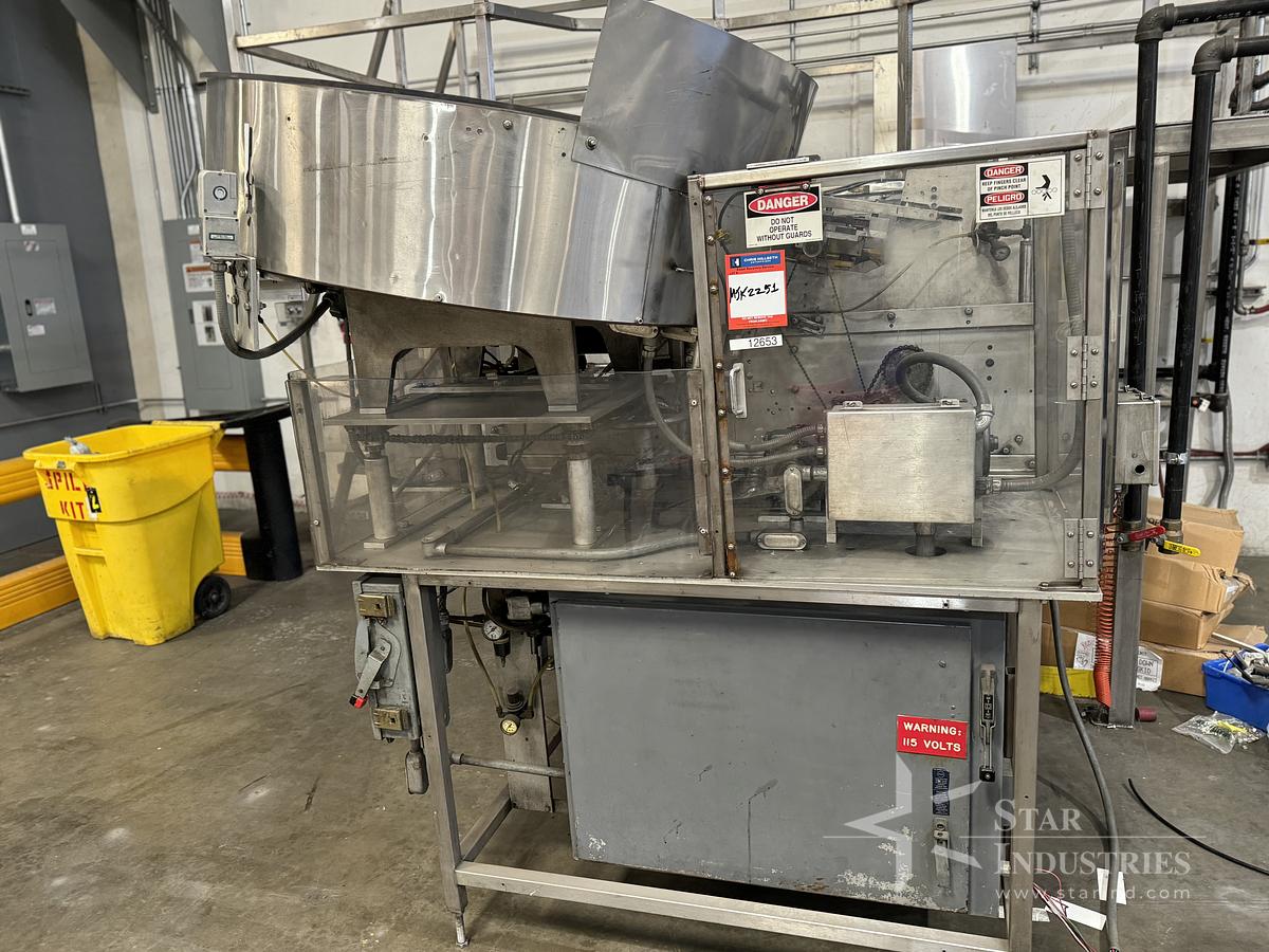Used New England Machinery Bottle Unscrambler
