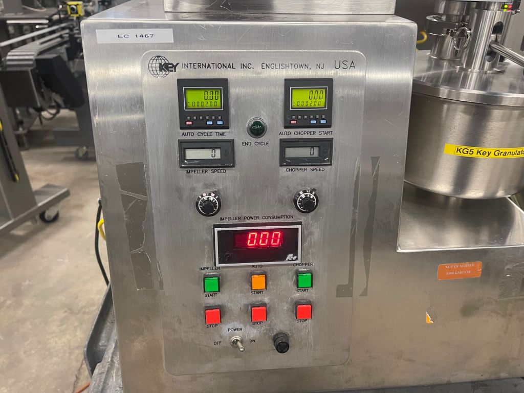 Used Key Intl KG5 High Shear Mixer with 2 Bowls, Chopper and Liquid Feed Pump
