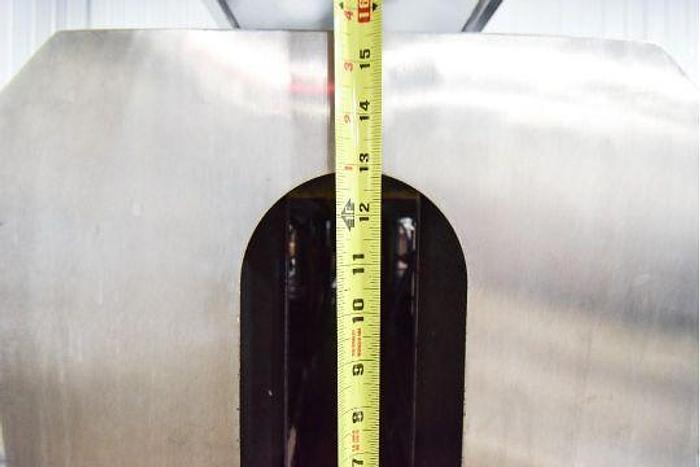 Used SS Steam Tunnel with 12.5 Foot Long Conveyor with Fume Hood