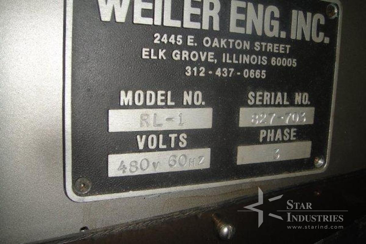 Used Weiler Eng Inc RL-1 14 Station Rotary Labeler