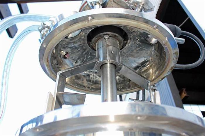 Used 30 Liter Triple-motion vacuum mixer skid