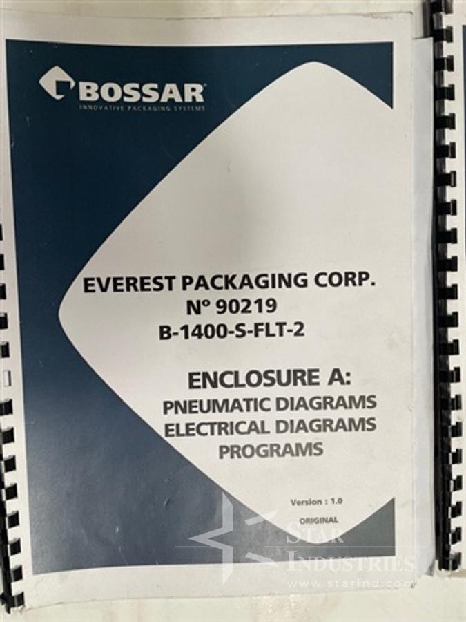 Used Bossar B-1400-S-FLT-2 Horizontal Pouching