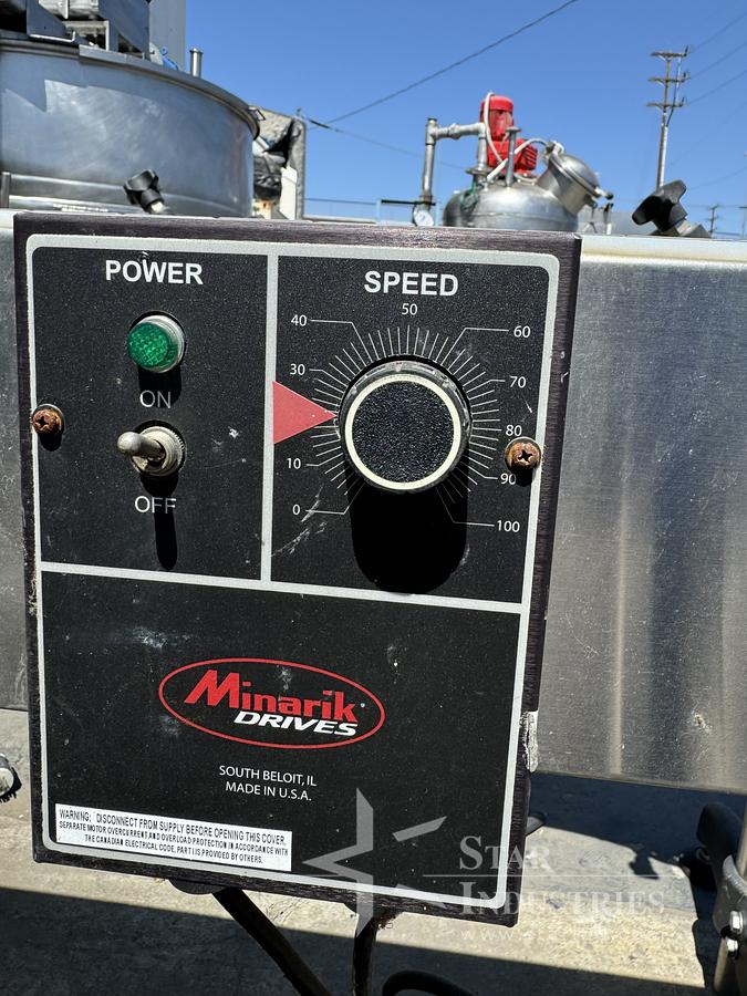 Used 8' x 4 1/2'' Conveyor. Variable Speed
