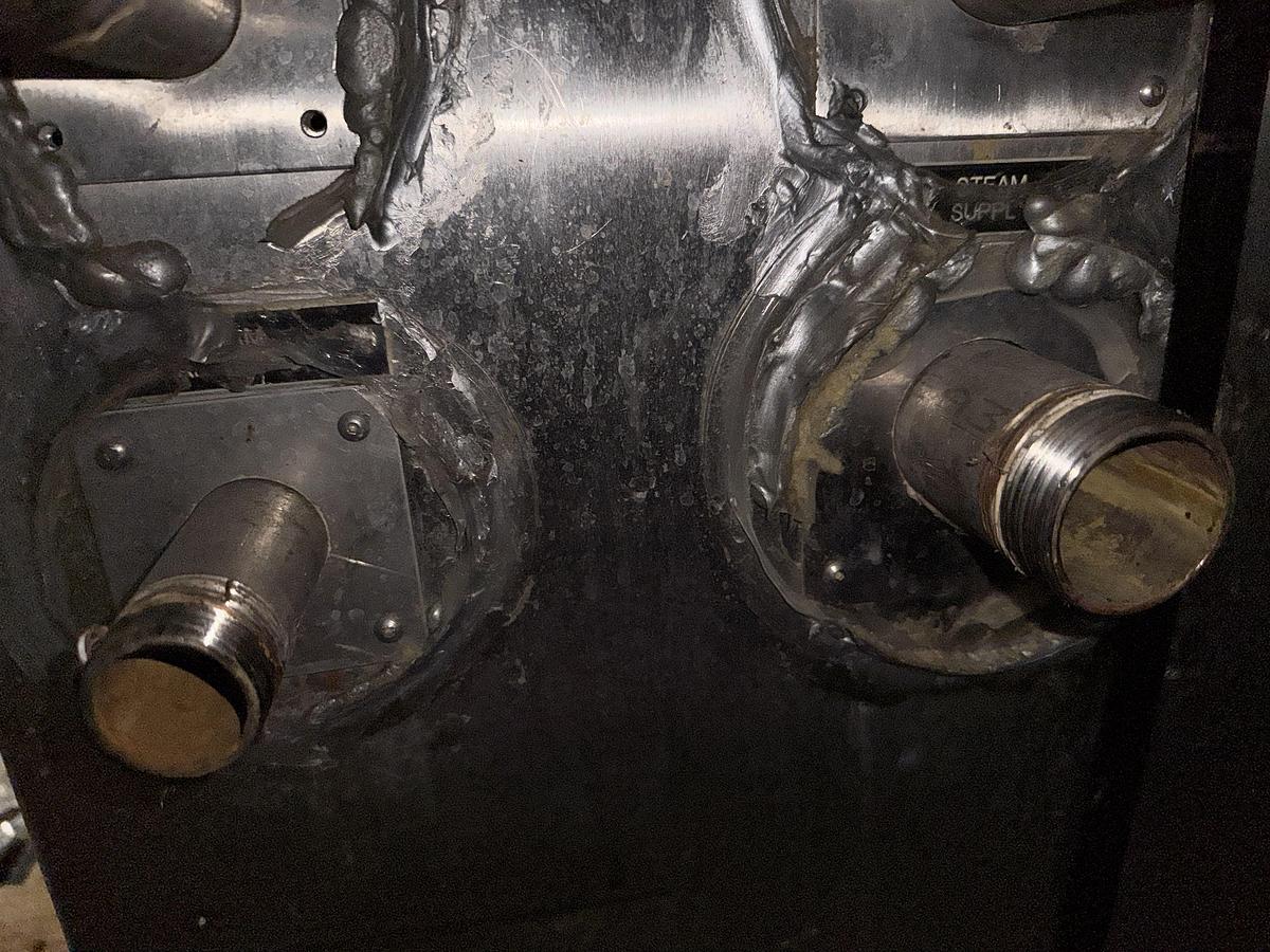 Used Thomas Compulab Coating Pan w/ 36", 24" & 12" Pans