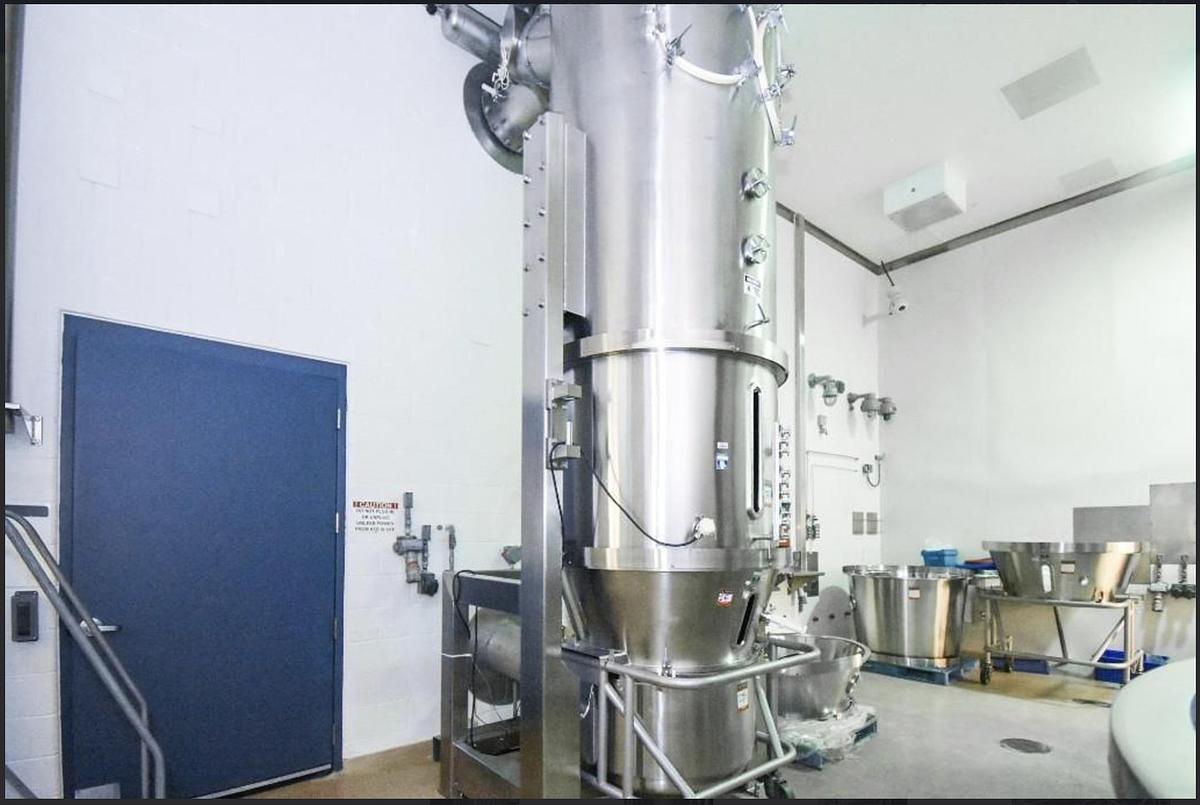 Used Vector Freund Flo Coater System FL-3N-120 Fluid Bed Dryer