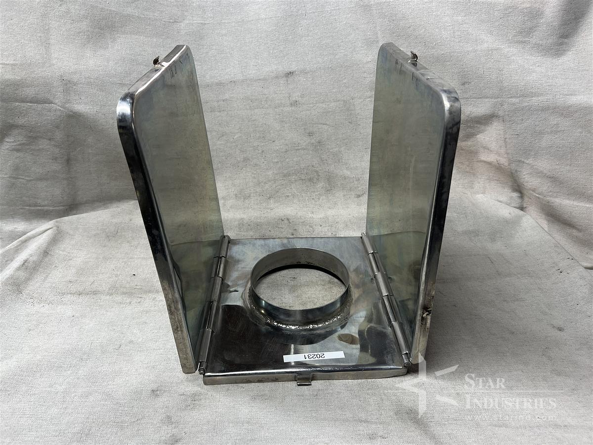 Used Foldable Stainless Steel Plate With Opening for Pouring