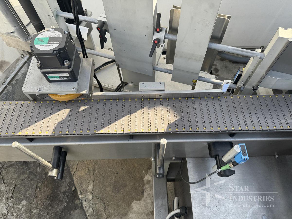 Used NJM Trotter W 127 Labeler w/ 3 Roll Splice