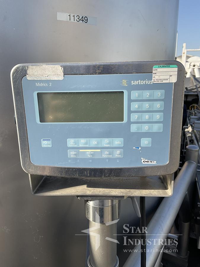 Used ATM Life Sciences 2,000 Liter Tank