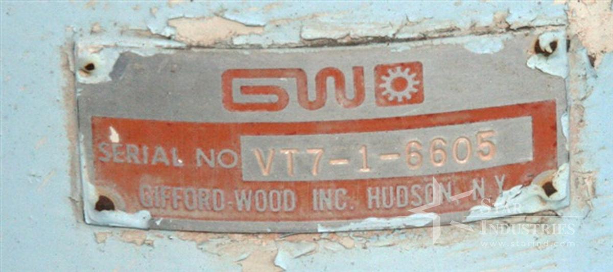 Used Gifford-Wood VT7 COLLOID MILL