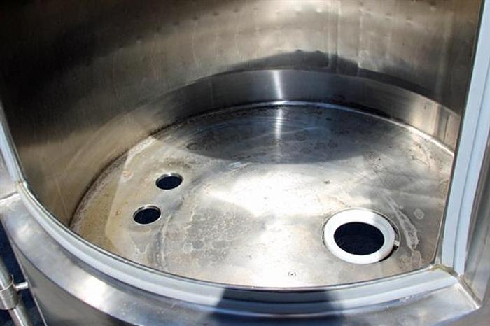 Used 1000 Liter Stainless Technology Jacketed Bag Vessel