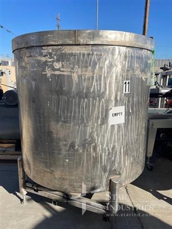 Used GEMCO 10 C.F. S.S. DOUBLE CONE MIXER