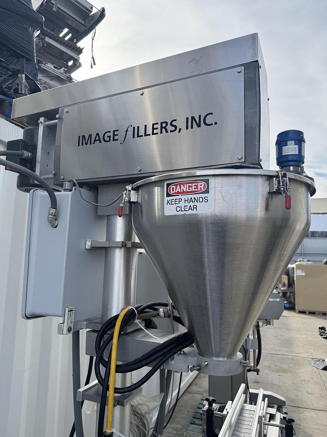 Used Image Filler with Conveyor