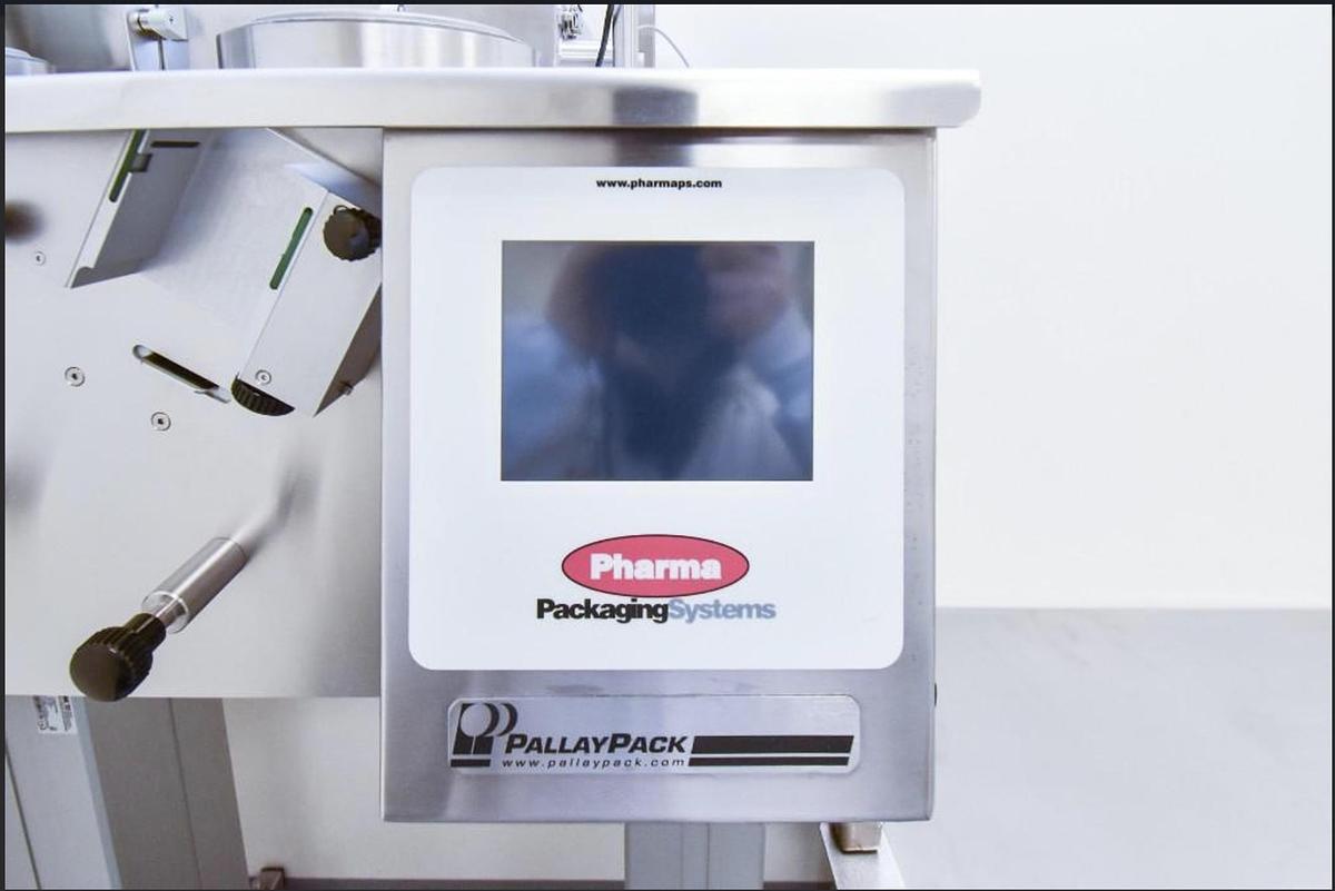 Used  Pallay Pack #2-2 BFnt  Tablet Counting Machine