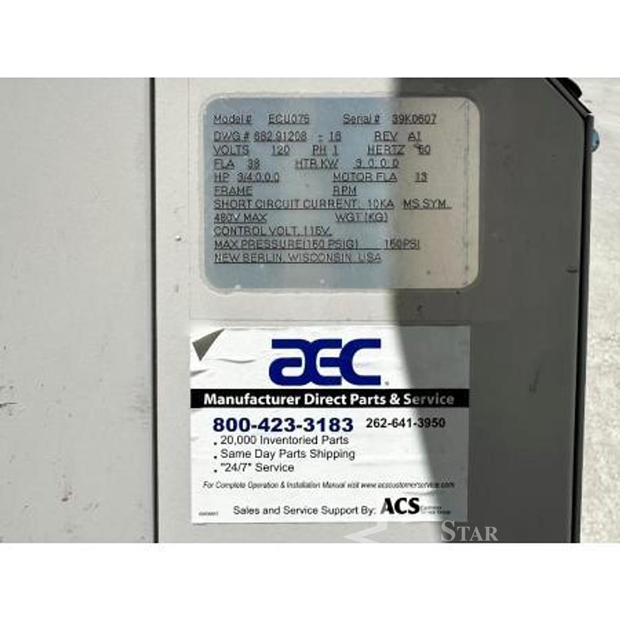 Used AEC Chiller Model ECU075
