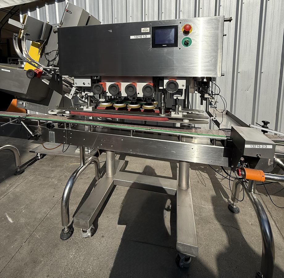 Used Capper with Cap Elevator