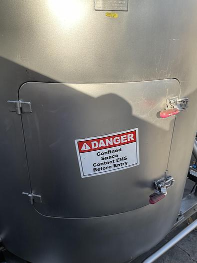 Used ATM Life Sciences 2,000 Liter Tank
