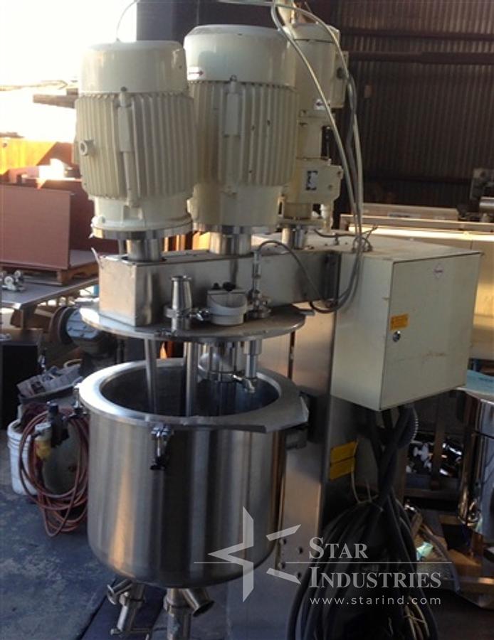 Used Fryma VME-50, 50 Liter jacketed, Process Mixer