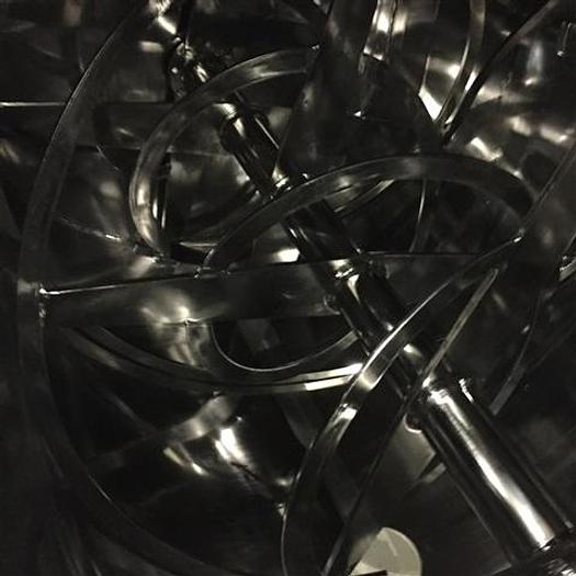 Used 400 Cu Ft Aaron Process Ribbon Blender, S/S, 75 Hp