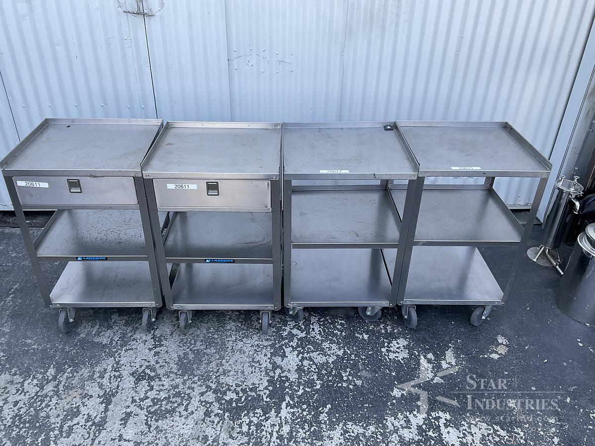 Used Lakeside SS Shelf Cart