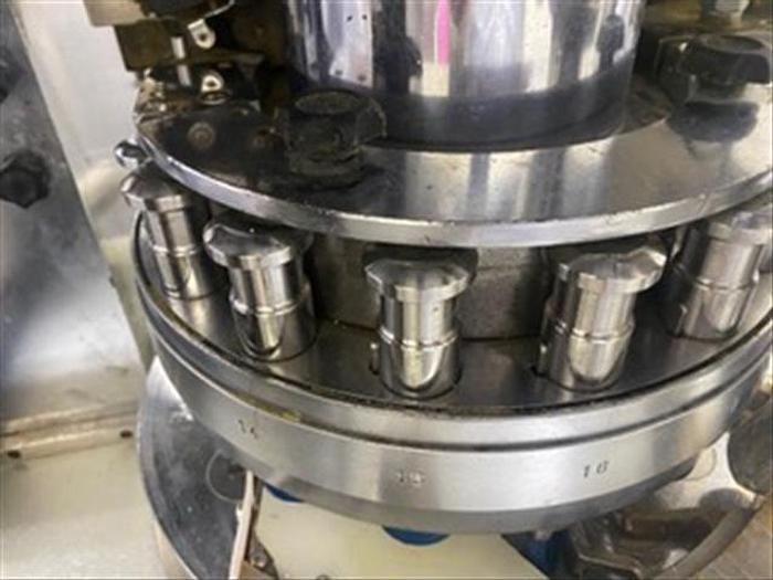 Used JCMCO 16 station B-tooled Tablet Press, Model JCRT 16H