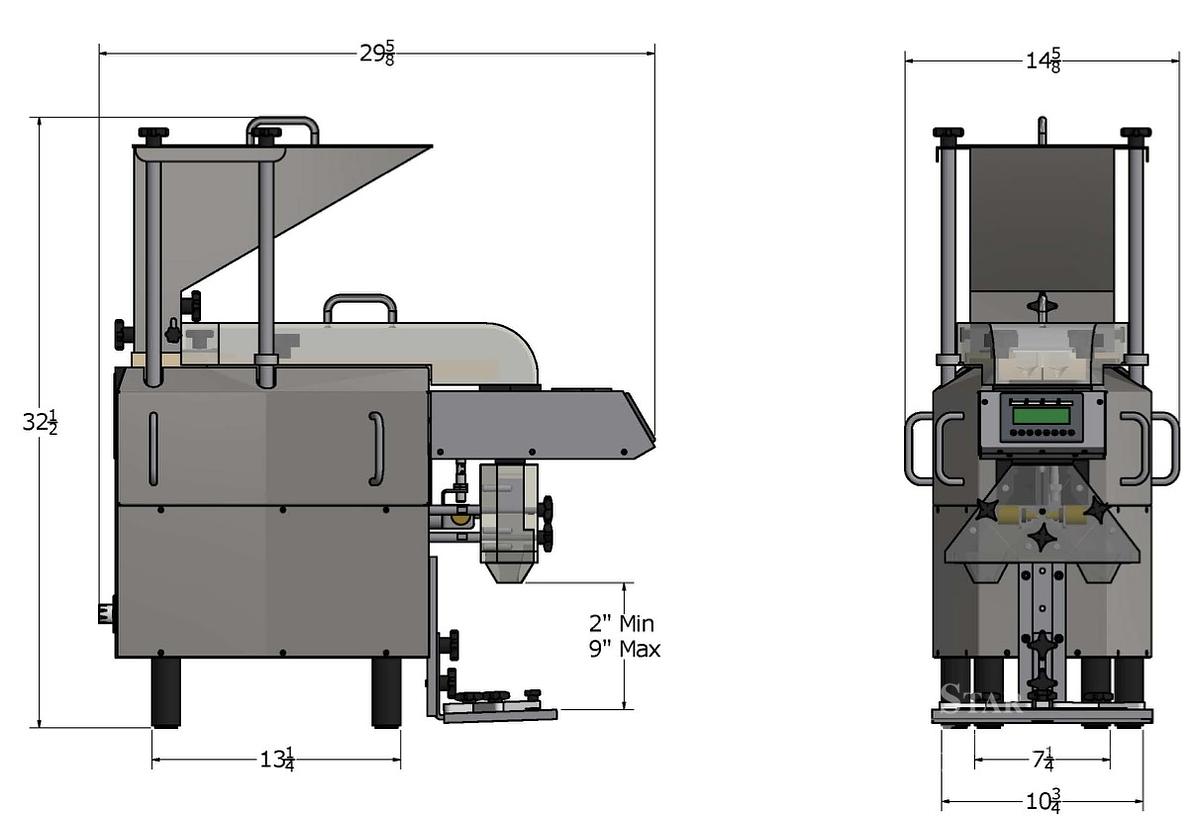 Used Modular Packaging Counter MC2
