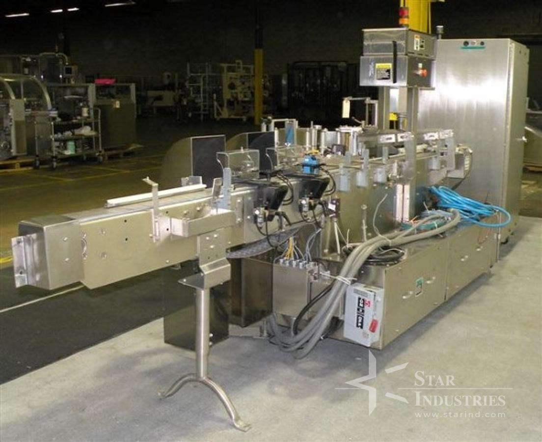 Used New Jersey Wrap-Around Labeler, Model 304R-879