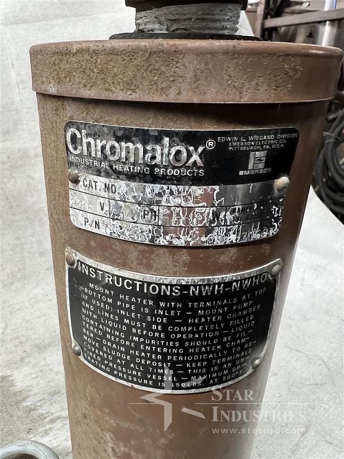 Used Chromalox Water Heater