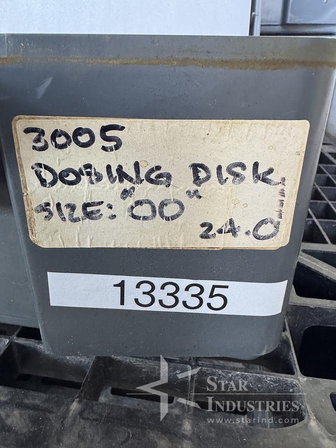 Used Bosch Dosing Discs 3005, Size 00, 24.0mm