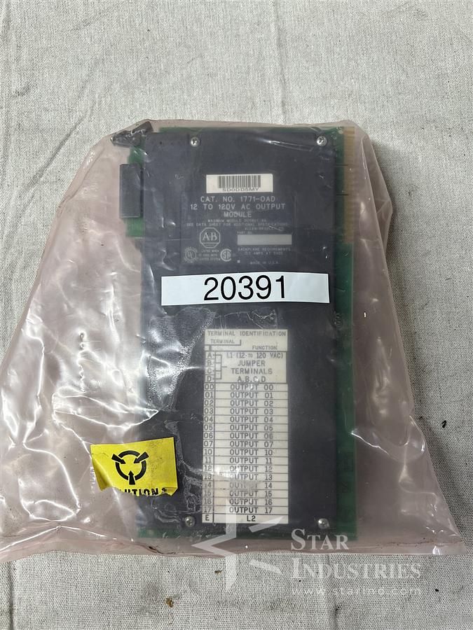 Used Allen-Bradley 12 to 120V AC Output Module