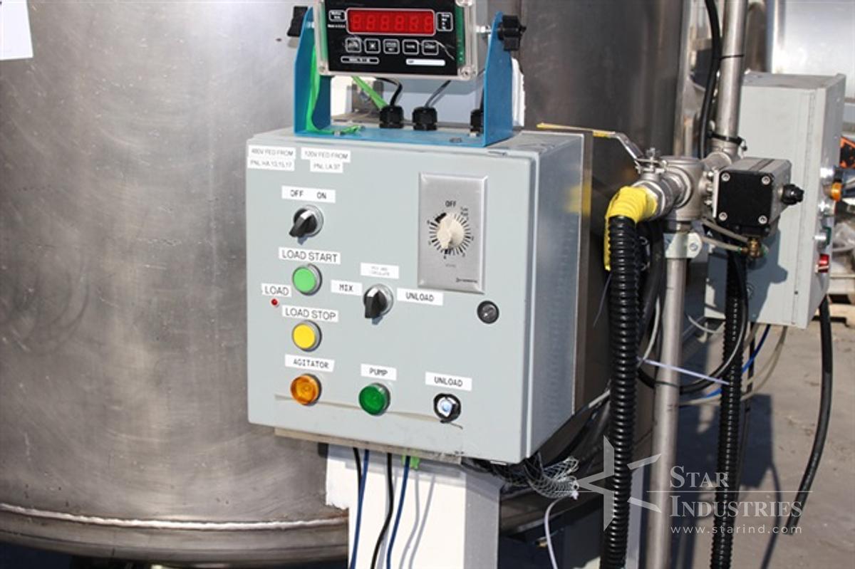 Used 72" x 48" Mixing Tank