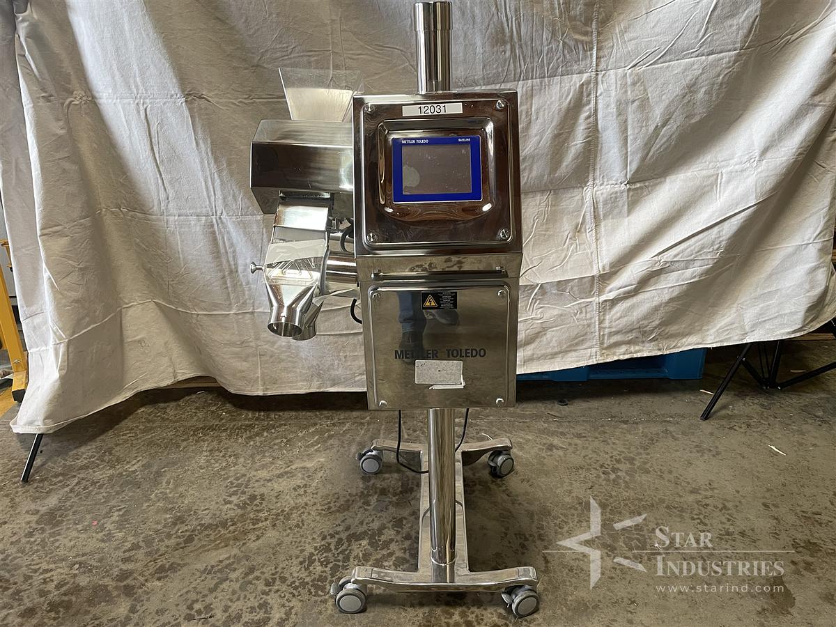 Used Mettler Toledo Safeline pour-thru Metal Detector