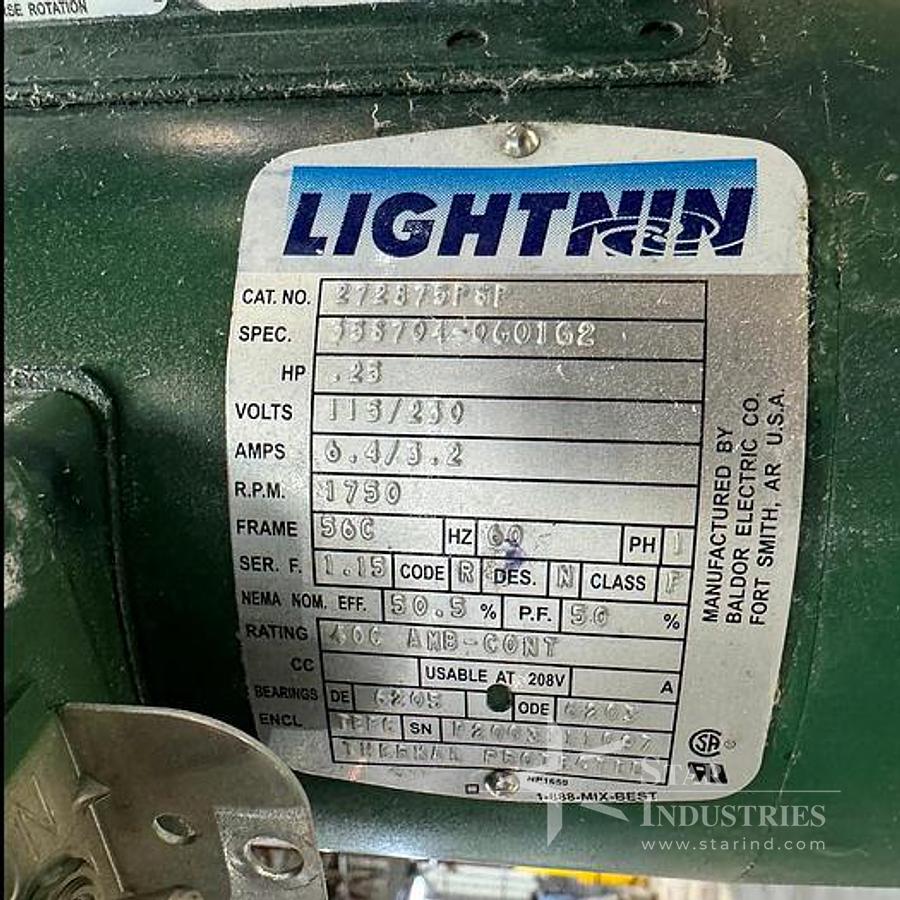 Used Tank, 170 Gallon, 316 Stainless Steel, Jacketed, Agitated
