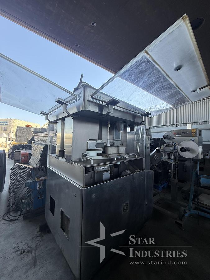 Used Genesis DT Stokes 43 station Tablet Press, Model 757, D-tooled