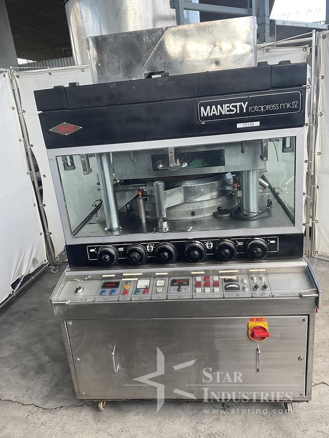 Used Manesty Rotapress MK IV 55 station Tablet Press