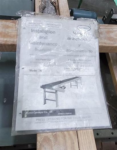 Used Hytrol Crate Conveyor