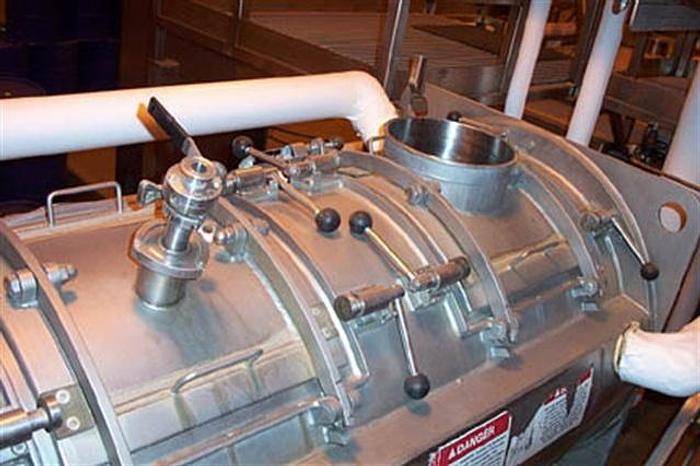 Used AMERICAN PROCESS 30 C.F. JACKETED STAINLESS PLOW MIXER