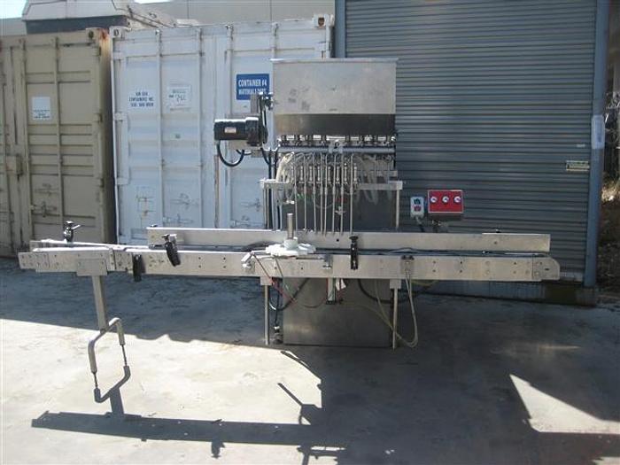 Used Pack West 8 Station Piston Filler