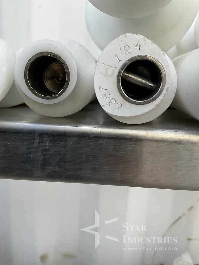 Used Bottle Screw Feeders w/ attachments (sizes vary)