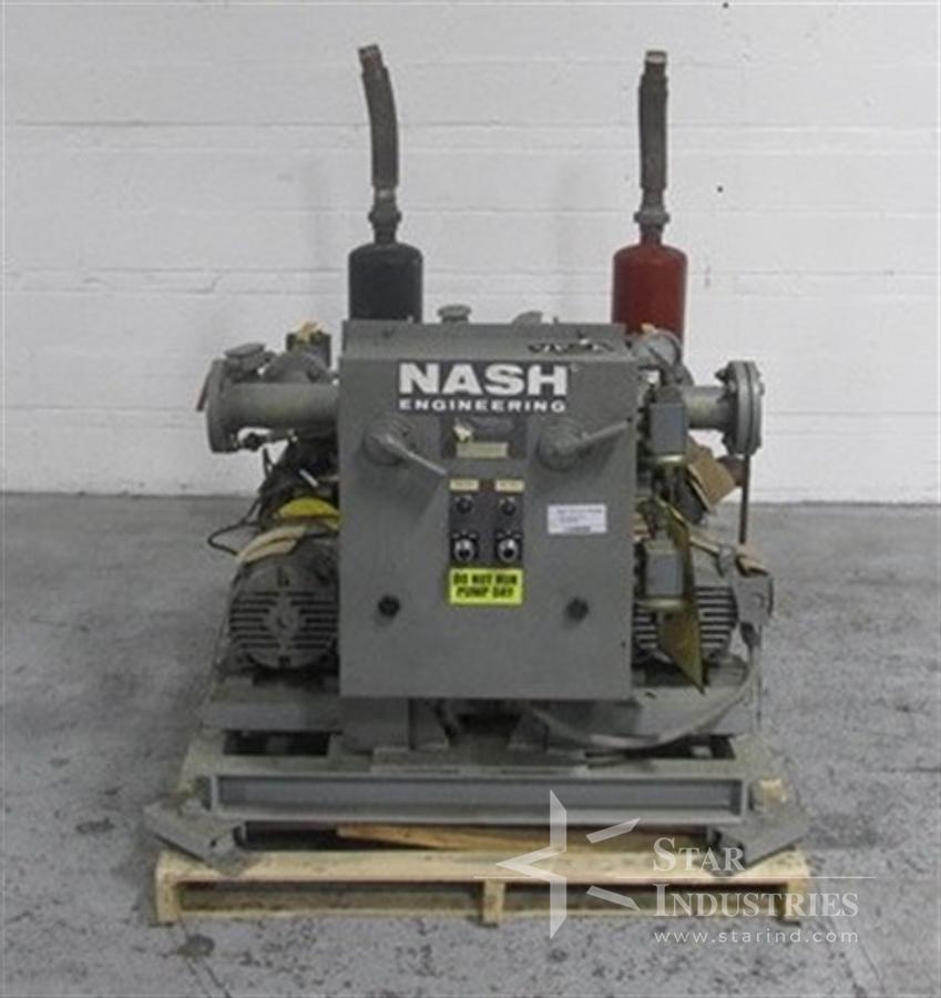 Used SC 2/7 NASH VACUUM PUMP SYSTEM, C/S