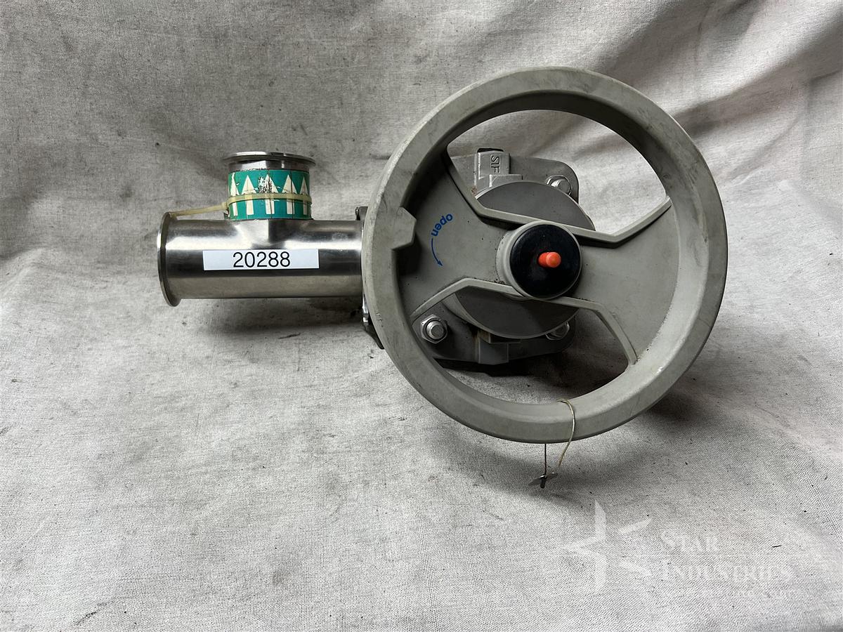 Used Stainless Steel Shut-Off Valve