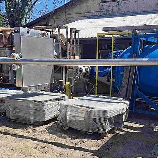 Used Schenk Filterbrau Niro1200/175 approx. 400 sq. meter Filter Press