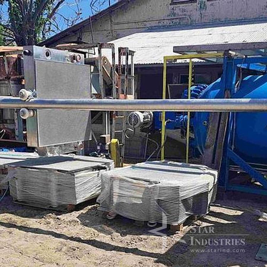 Used Schenk Filterbrau Niro1200/175 approx. 400 sq. meter Filter Press