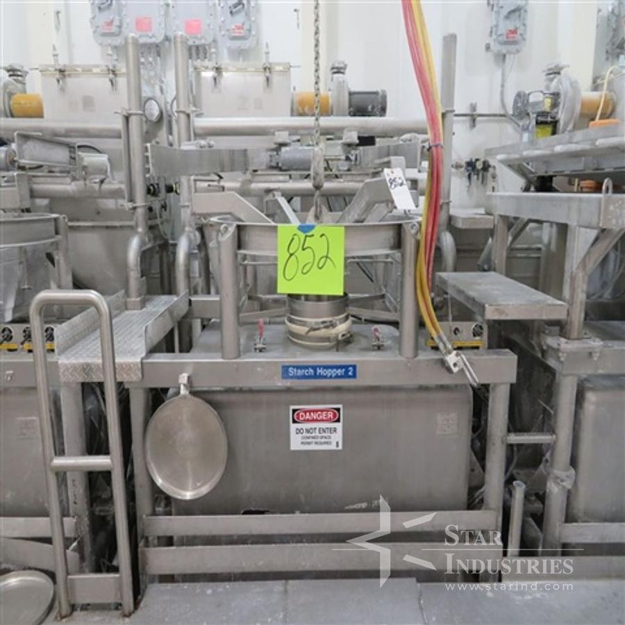 Used Stainless Steel Bulk Bag Unloading System