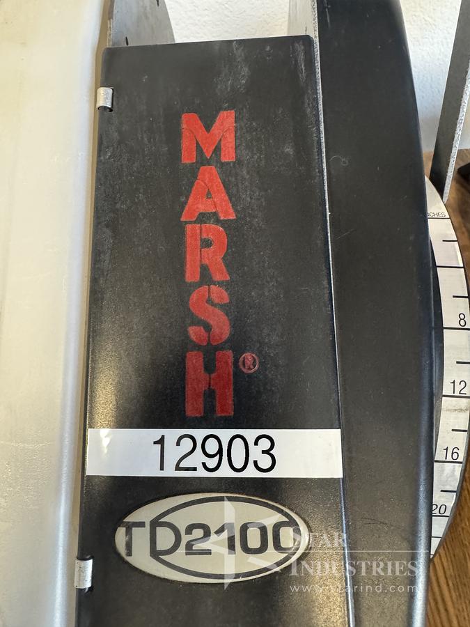 Used Marsh TD2100 Paper Tape Dispenser