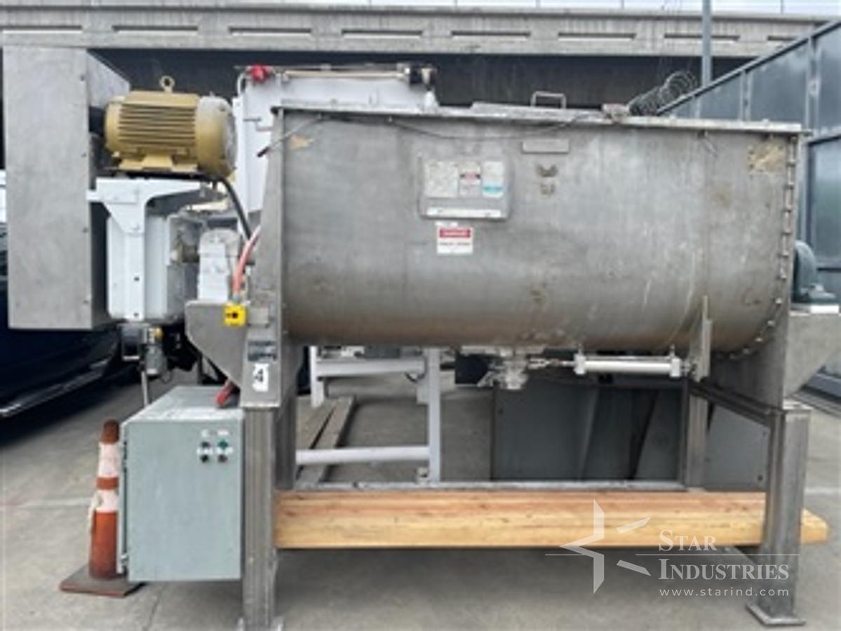 Used 40 cu. ft. J.H. Day S.S. Ribbon Blender w/ Spray System